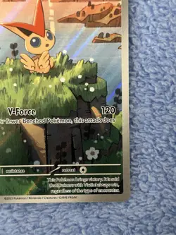 Victini SVP 208 Illustration Rare Black Star Promo Black & White Pokemon TCG NM - Image 4
