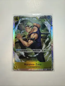 Roronoa Zoro OP15-113 Adventure On Kami's Foil SR Near Mint - Image 1