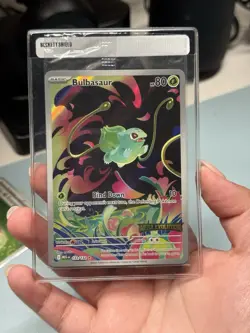 Pokemon Bulbasaur IR Mega Evolution 133/132 English - NM+ STAMPED BOX TOPPER - Image 1
