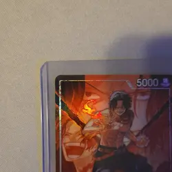 Portgas D. Ace (Alt Art) OP16-001 L The Time of Battle - ONE PIECE Japanese - Image 3
