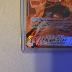 Portgas D. Ace (Alt Art) OP16-001 L The Time of Battle - ONE PIECE Japanese - Image 4