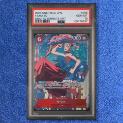 One Piece Cards PSA 10 YAMATO EB02-006 ANIME 25TH COLLECTION EXTRA BOOSTER - Image 1