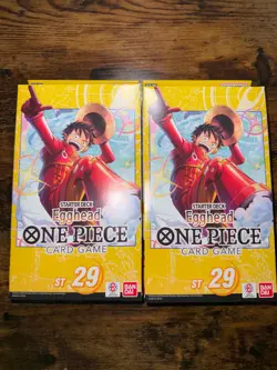 One Piece Card Game TCG: Starter Deck Sealed/Brand New – ST29 Egghead (Set of 2) - Image 1