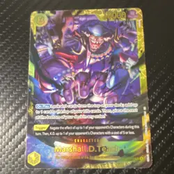 Bandai One Piece CCG Marshall D. Teach OP09-093 Secret Rare Alt Art Foil ENG - Image 1