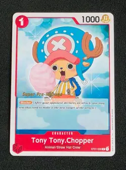 One Piece Card Game - Tony Tony Chopper ST01-006 Super Pre Release - English B - Image 1