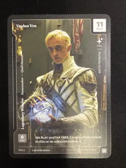 Wonders of The First 2048 Vaylen Vos Core Card Call of the Stones 11 Power TFA-1 - Image 1