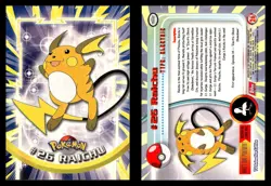 Raichu #26 Topps Trading Cards Series 1 - 4th print Pokemon Card - Image 1