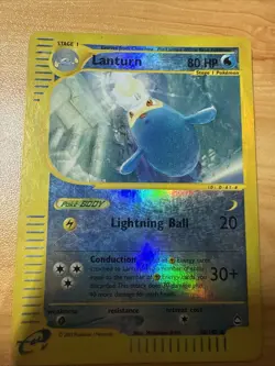Lanturn - 20/147 - Pokemon Aquapolis Non-Holo Card LP - Image 2