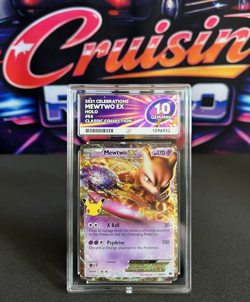 Mewtwo EX 54/99 Celebrations SWSH Holo Pokemon Card ACE 10 Gem Mint - Image 1