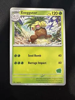 POKEMON TCG EXEGGUTOR CARD MY FIRST BATTLE BULBASAUR DECK ENGLISH - Image 1