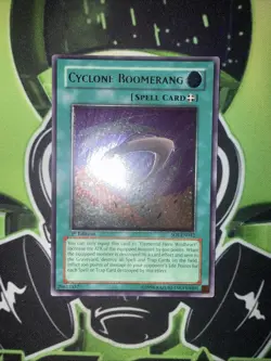 Cyclone Boomerang SOI-EN042 Ultimate Rare 1st Edition Yugioh NM- - Image 2