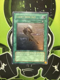 Lucky Iron Axe FOTB-EN037 Ultimate Rare 1st Edition Yugioh NM - Image 1