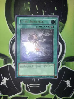 Lucky Iron Axe FOTB-EN037 Ultimate Rare 1st Edition Yugioh NM - Image 2
