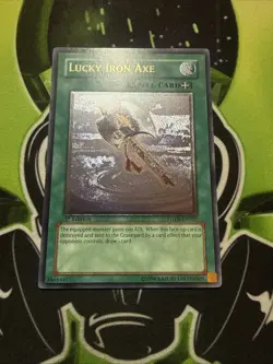 Lucky Iron Axe FOTB-EN037 Ultimate Rare 1st Edition Yugioh NM - Image 3
