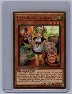 Parlor Dragonmaid MAGO-EN023 Maximum Gold Yu-Gi-Oh 1st Edition NM - Image 1