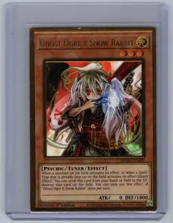 Ghost Ogre & Snow Rabbit MAGO-EN009 Maximum Gold Yu-Gi-Oh 1st Edition LP - Image 1