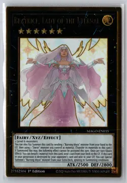 Beatrice, Lady of the Eternal MAGO-EN035 Maximum Gold Yu-Gi-Oh 1st Edition NM - Image 1