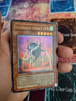 Yugioh Ultimate Insect LV5 FET-EN007 Ultimate Rare Unlimited Moderately Played - Image 3