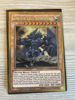 Yugioh Obelisk the Tormentor MVPC-EN001 Limited Gold Secret Rare - Image 1