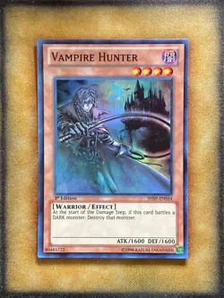 Yugioh Vampire Hunter SHSP-EN034 Super Rare 1st Ed NM - Image 1