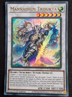 Yu-Gi-Oh! TCG Mannadium Trisukta Age of Overlord AGOV-EN037 1st Edition Ultra... - Image 1