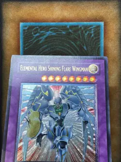 Yugioh Elemental Hero Shining Flare Wingman EEN-EN036 Ultimate 1st Ed MP - Image 2