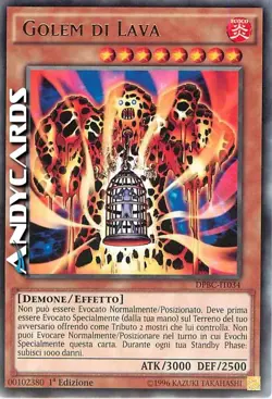 GOLEM DI LAVA • (Lava Golem) • Rara • DPBC IT034 • 1Ed • Yugioh! • ANDYCARDS - Image 1