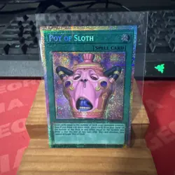 Konami Yu-Gi-Oh! Pot of Sloth Chaos Origins Starlight Rare - 1st Ed CORI-EN061 - Image 1
