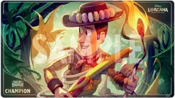Disney Lorcana CHAMPION Woody Jungle Guide SEALED Playmat Set 12 Wilds Unknown - Image 2