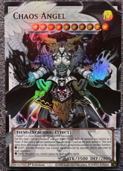Yugioh Chaos Angel (EXTENDED ART) BLGG-EN143 Ultra Rare 1st Edition NM - Image 1
