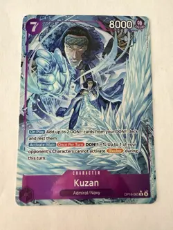 Kuzan Alternate Art OP16-063 One Piece Time of Battle ENGLISH NM/Mint - Image 1