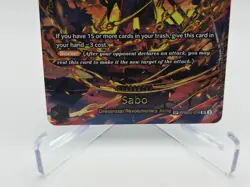 One Piece TCG - Sabo (SP) PRB02-014 - OP15 - Adventure on Kami's Island NM/M - Image 3