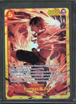 Portgas D. Ace OP16-118 Alt Art - The Time Of Battle - One Piece TCG - Image 1