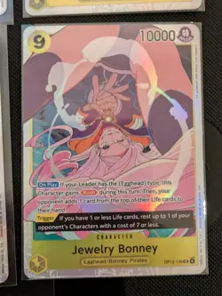 Bandai One Piece Card Game Jewelry Bonney OP13-108 4-Card Lot Holo English - Image 2