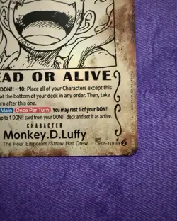 One Piece Monkey.D.Luffy (Wanted Poster) - Emperors in the New World (OP09) - Image 5