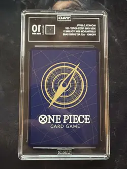 2025 One Piece Luffy OP07-109 TAG 10 Gem Mint Rank 2 Alt Art SR Promo - Image 2