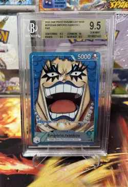 BGS 9.5 One Piece Emporio Ivankov Leader Alt Art Paramount War OP02-049 ENGLISH - Image 1