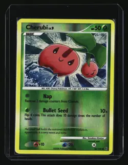 Pokemon CHERUBI 56/100 Reverse Holo (2008 Stormfront) LP/Light Play - Image 1