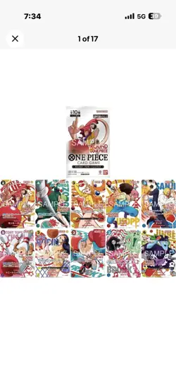 One Piece x Round 1 Promo Pack CONFIRMED PRESALE - SET OF 10 PACKS One Piece TCG - Image 2