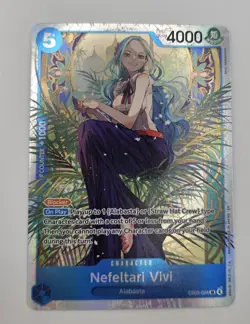 Bandai One Piece CCG Nefeltari Vivi EB03-024 SR Foil Heroines Edition Blocker 4… - Image 1