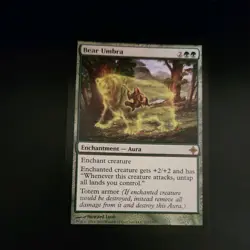 Bear Umbra NM - ENGLISH rise Of The Eldrazi Mtg Rare Card - Image 1