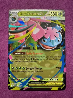 Mega Venusaur ex Holo Black Star Promo Card 13 NM - Image 1