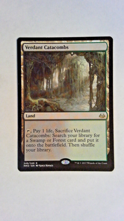 Verdant Catacombs Modern Masters 2017 MM3 249/249 MTG Rare Fetch Land Card - Image 1
