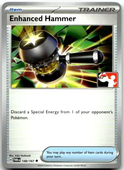 Enhanced Hammer 148/167 Uncommon Prize Pack Series Cards Pokemon Near Mint - Image 1