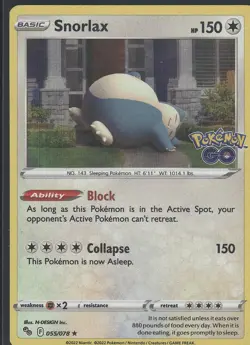 Snorlax (Cosmos Holo) 055/078 Promo Miscellaneous Cards & Products Pokemon MP - Image 1