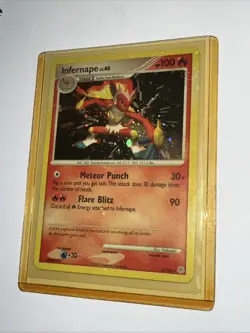 Infernape 5/130 Diamond and Pearl Holo Rare Pokemon Card - Image 1