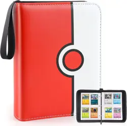 Collectible Trading Card Binder, 400 Pockets Card Holder with 50 Removable Sl... - Image 1