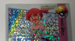 Vintage 1998 Pokemon Vending Prism Sticker #23 Misty & Pikachu Holo Japan Anime - Image 2