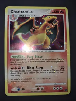 Pokemon TCG Charizard 🔥 LV. 55 Holo Card 3/132 Secret Wonders Series LP - Image 1