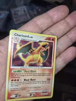 Pokemon TCG Charizard 🔥 LV. 55 Holo Card 3/132 Secret Wonders Series LP - Image 4